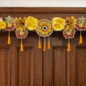 Elite sunflower & elephant toran (45 inch)