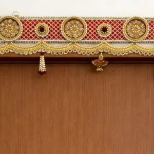Royal red & gold toran (42&55 inch)