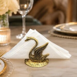 Elegant Metal swan tissue holder (1 PIECE)