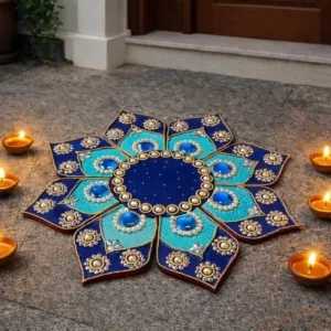 flower rangoli
