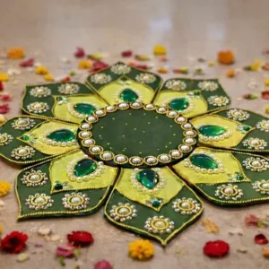 flower rangoli