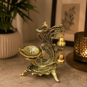 Metal diya stand