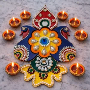 peacock Rangoli