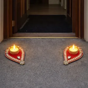 Pearl drop tealight holder (1 piece)