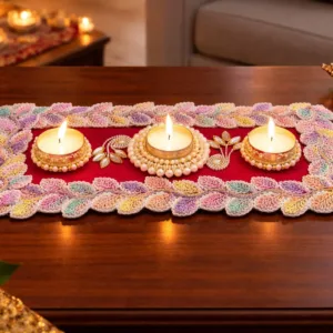 Pastel table decor mat
