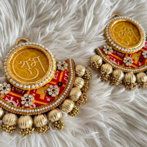 Banarasi with patola print shubh labh