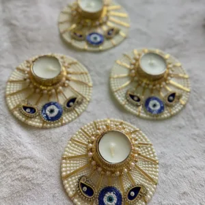 Round evil eye tealight holders (1 piece)