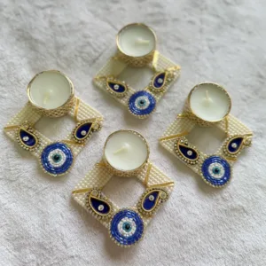 Square evil eye tealight holders (1 piece)