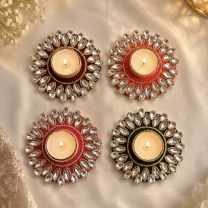 Exclusive crystal tealight holders (1 piece)