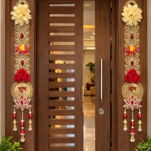 Designer floral & elephant hangings (pair)
