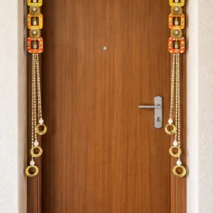 Square Tri colour hangings (pair)