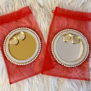 Wooden acrylic Puja thali