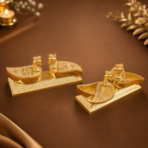 Metal swan kumkum holder (1 piece)