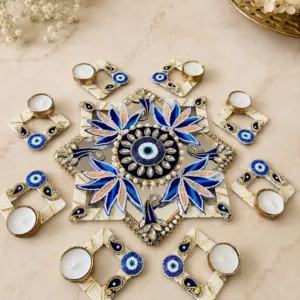 Evil eye decorative rangoli