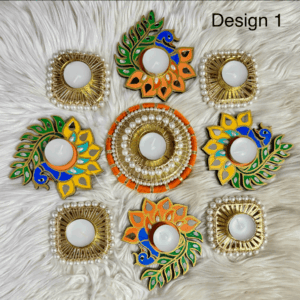 Decorative Peacock Rangoli