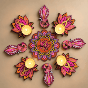 Peacock Rangoli Hamper