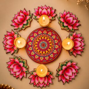 Lotus Rangoli Hamper