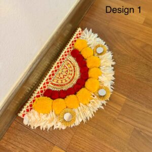 Designer Border Foldable Rangoli/Mat (1 piece)