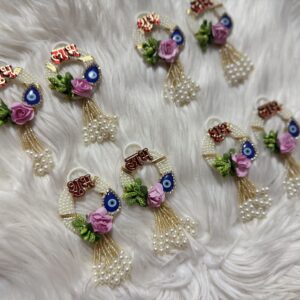 Small Floral Evil Eye Shubh Labh