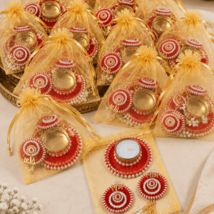 Festive Shubh Labh & Tealight Gift Set (1 SET)