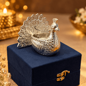 Peacock Grandeur Tealight Holder