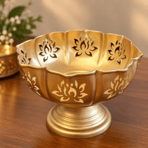 Lotus Cutwork Urli (1 piece)